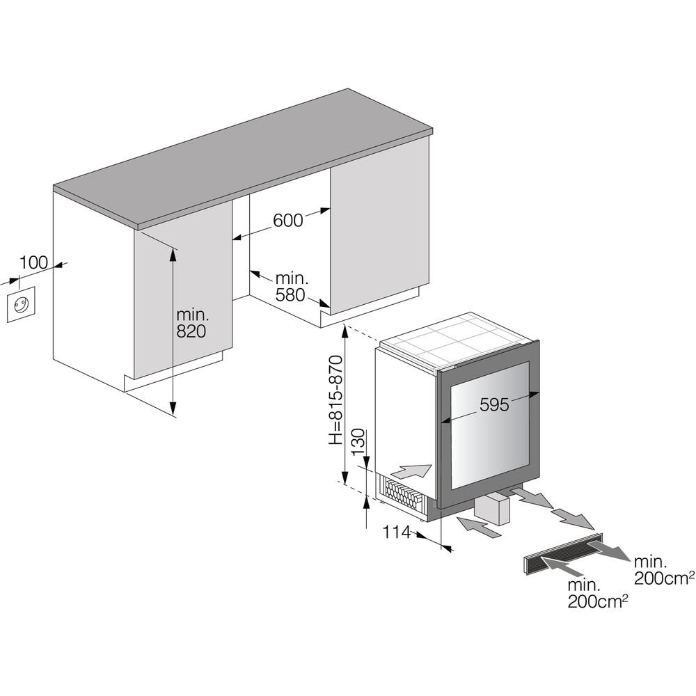 Винна шафа Asko WCN25842G - изображение 10