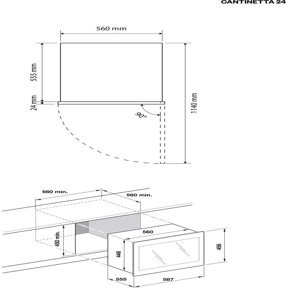Винна шафа Elica VERITAS BI24 BL - изображение 7