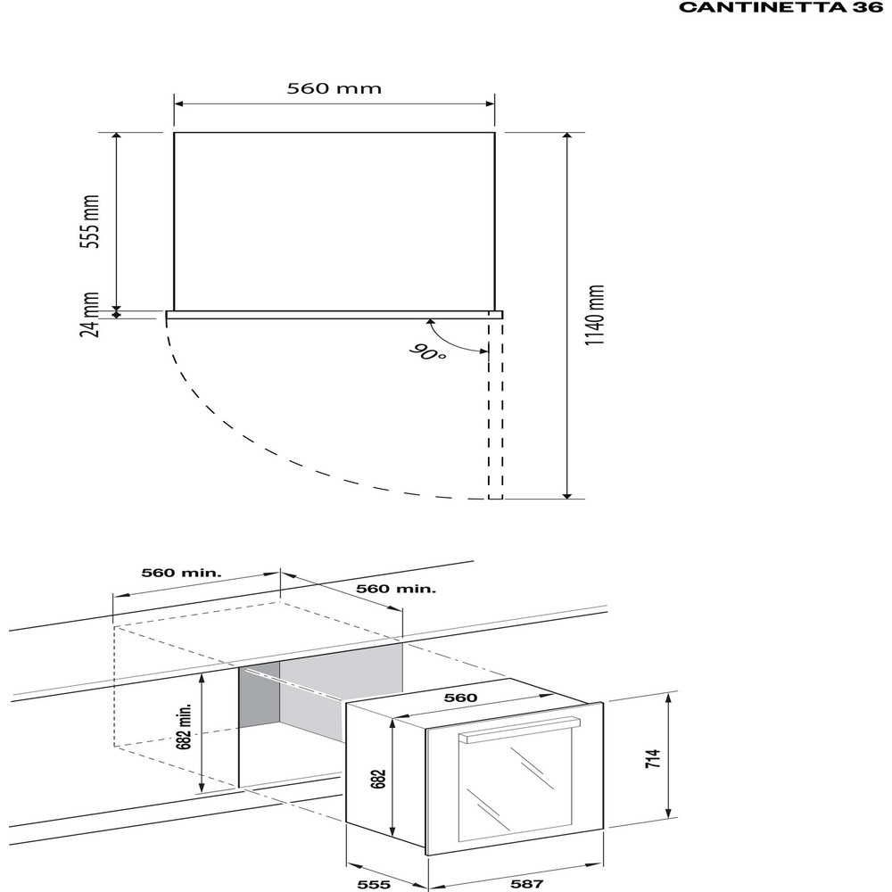 Винна шафа Elica VERITAS BI36 BL - изображение 7