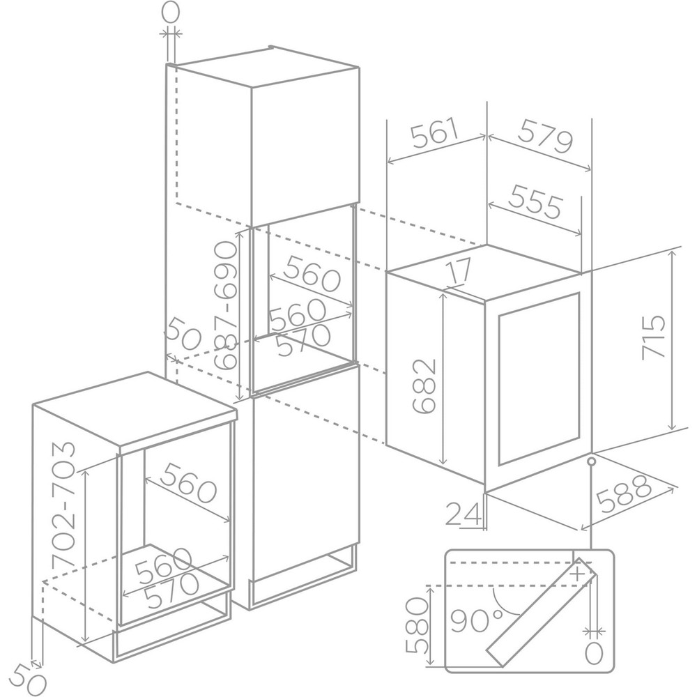 Винна шафа Elica VERITAS BI36 BL - изображение 6