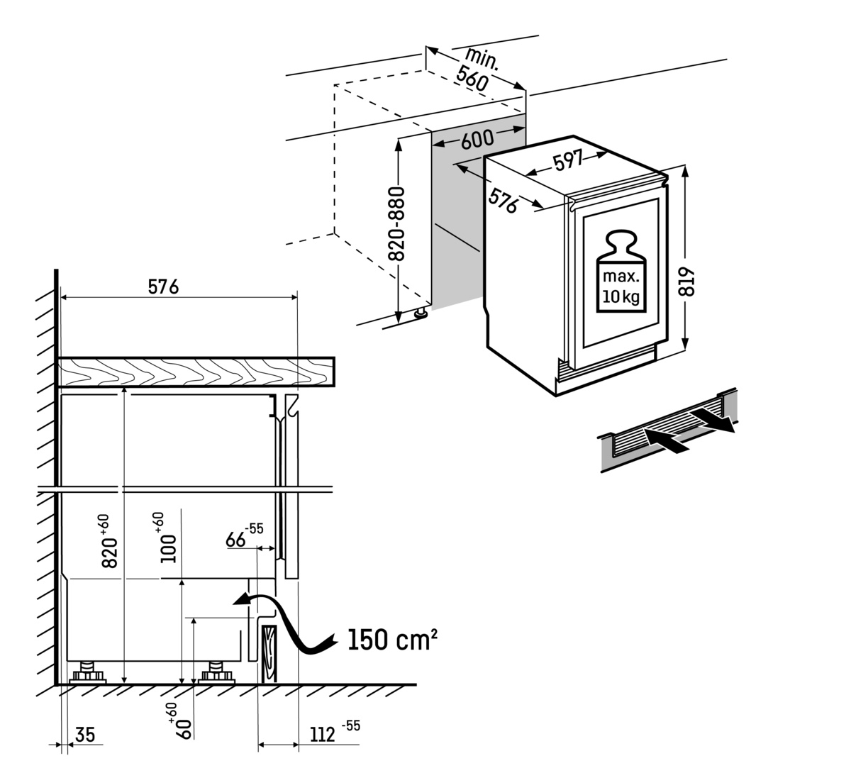 Винна шафа Liebherr UWgb 3632 Vinidor Selection - изображение 5