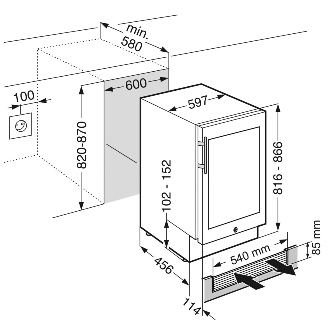 Винный шкаф Liebherr UWKes 1752 - изображение 8