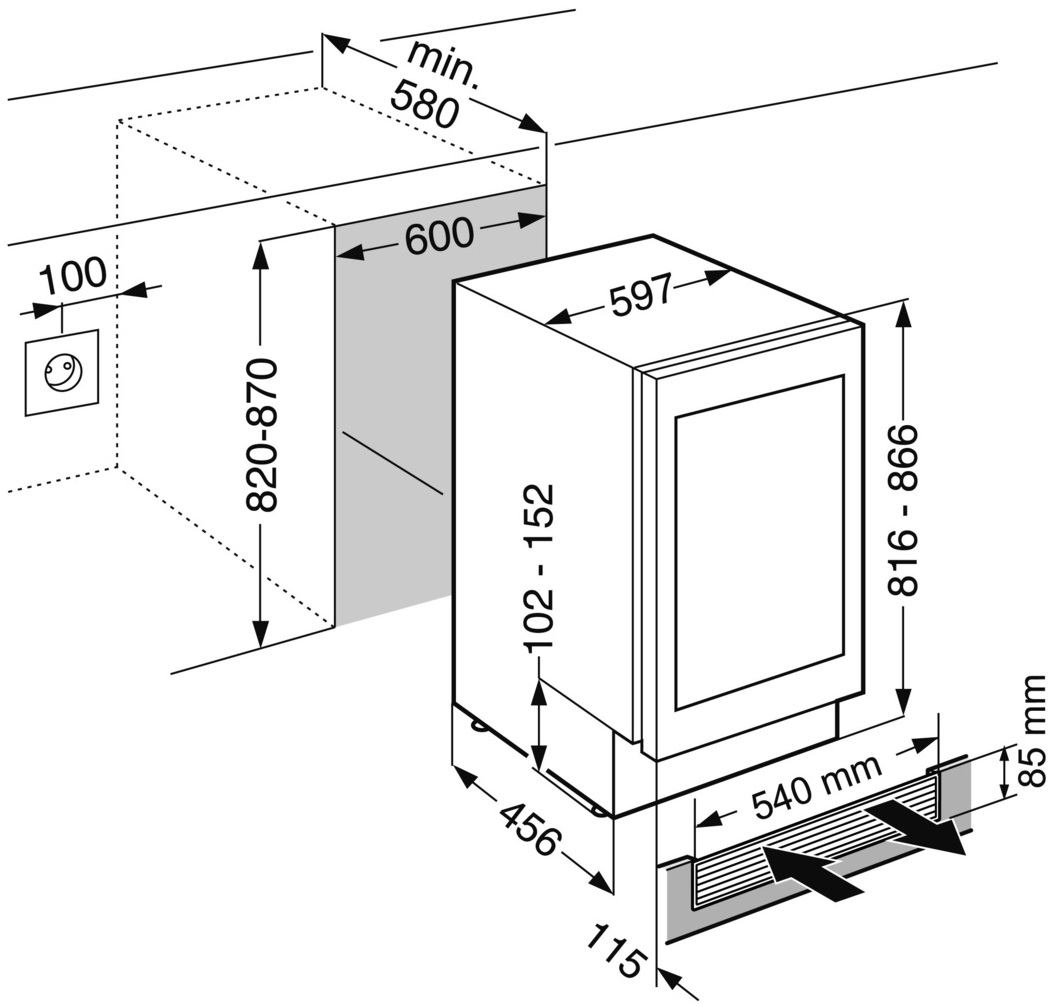Винный шкаф Liebherr UWTgb 1682 - изображение 7