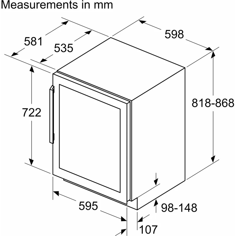 Винна шафа Siemens KU21WAHG0 - изображение 6