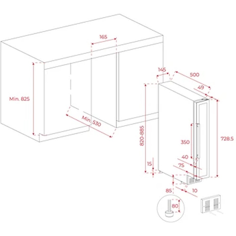 Винна шафа Teka RVU 10008 GBK - изображение 10