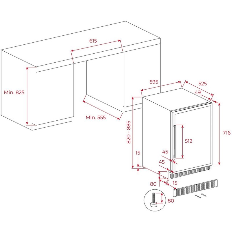 Винна шафа Teka RVU 20046 GBK - изображение 9