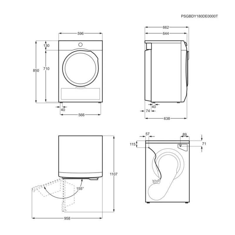 Сушильна машина Electrolux EW8H259STU - изображение 9