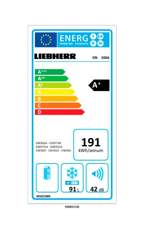 Морозильна камера Liebherr GN 1066 - изображение 3