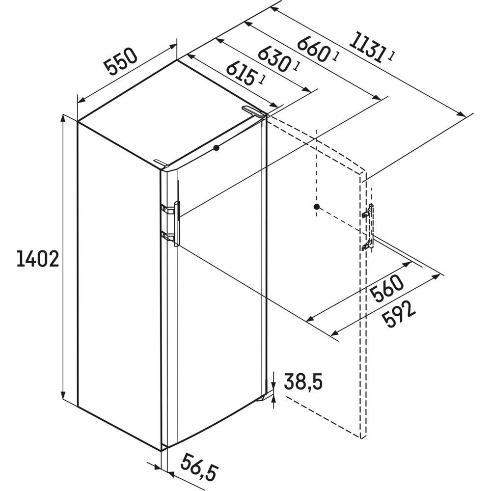 Холодильник Liebherr Ke 2834 Comfort - изображение 6