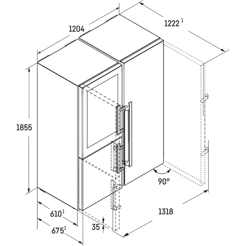 Холодильник Liebherr XRCst 5295 22 Peak (SWNstd 529i + SRBstc 529i) - изображение 17