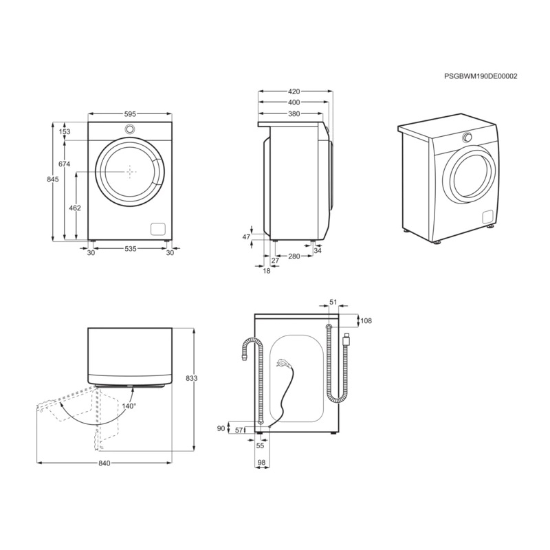 Стиральная машина AEG L6SE26SUE - изображение 6