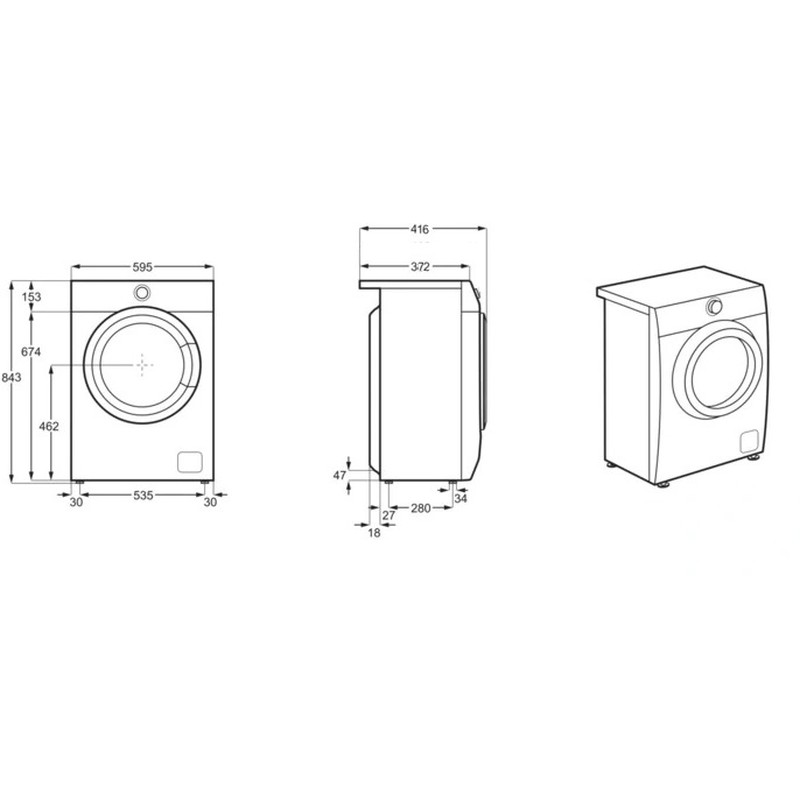 Пральна машина AEG LSR6E26WU - изображение 3