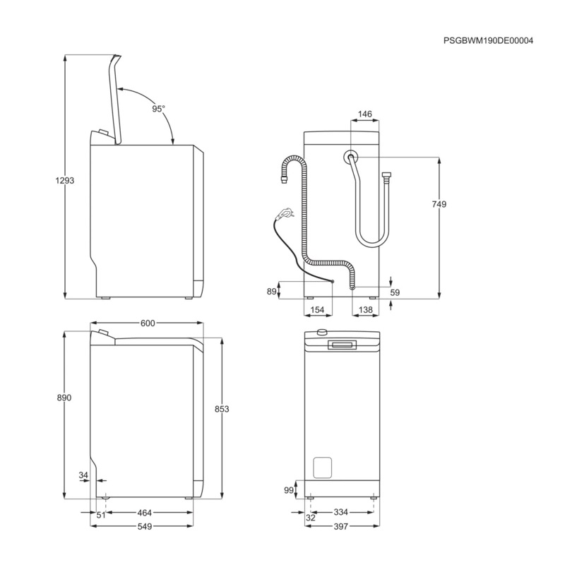 Пральна машина AEG LTX7C373E - изображение 10