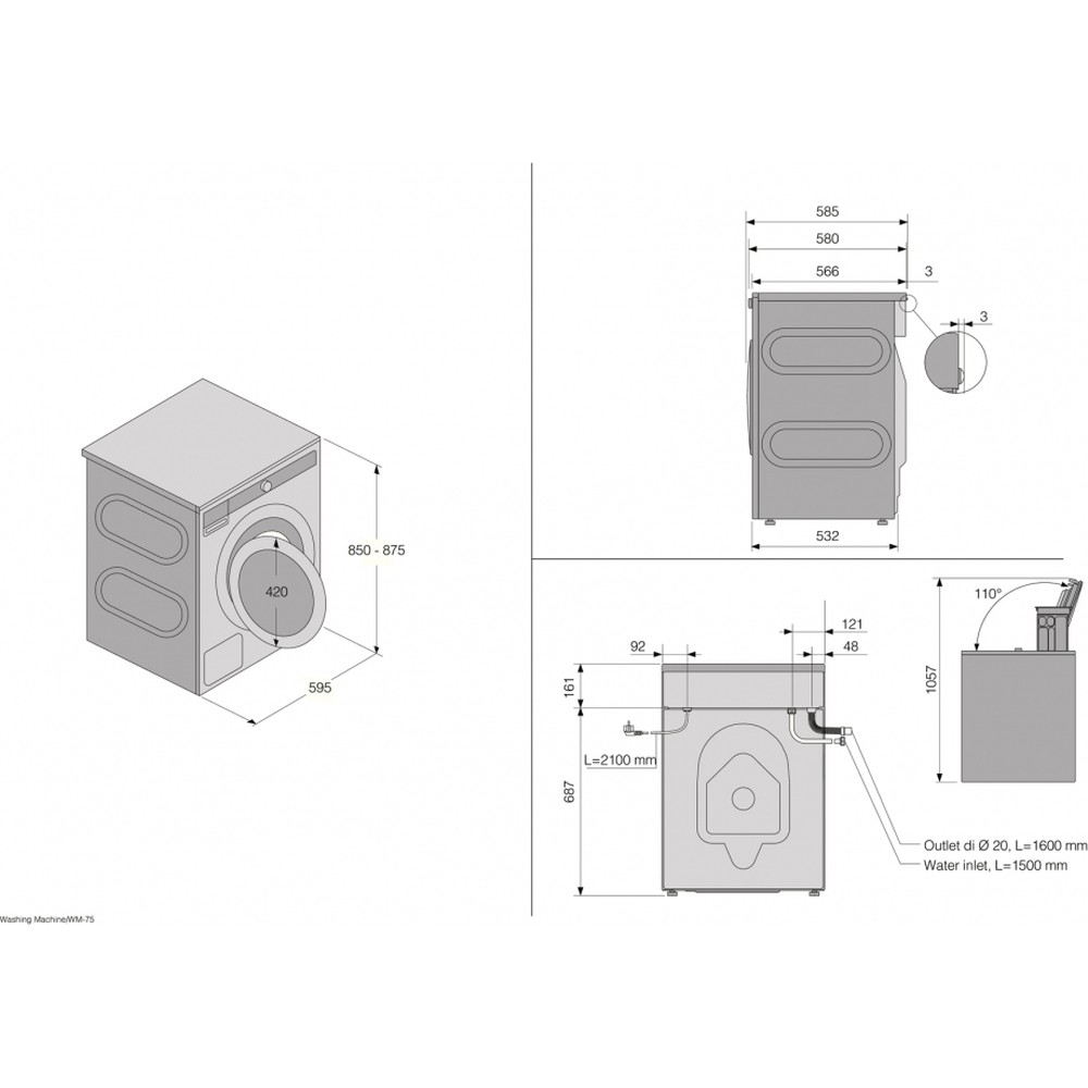 Пральна машина Asko W2084B.W - изображение 4
