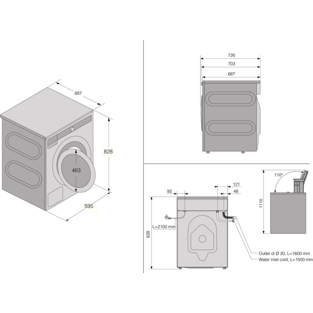 Пральна машина Asko W5114CXLW - изображение 6