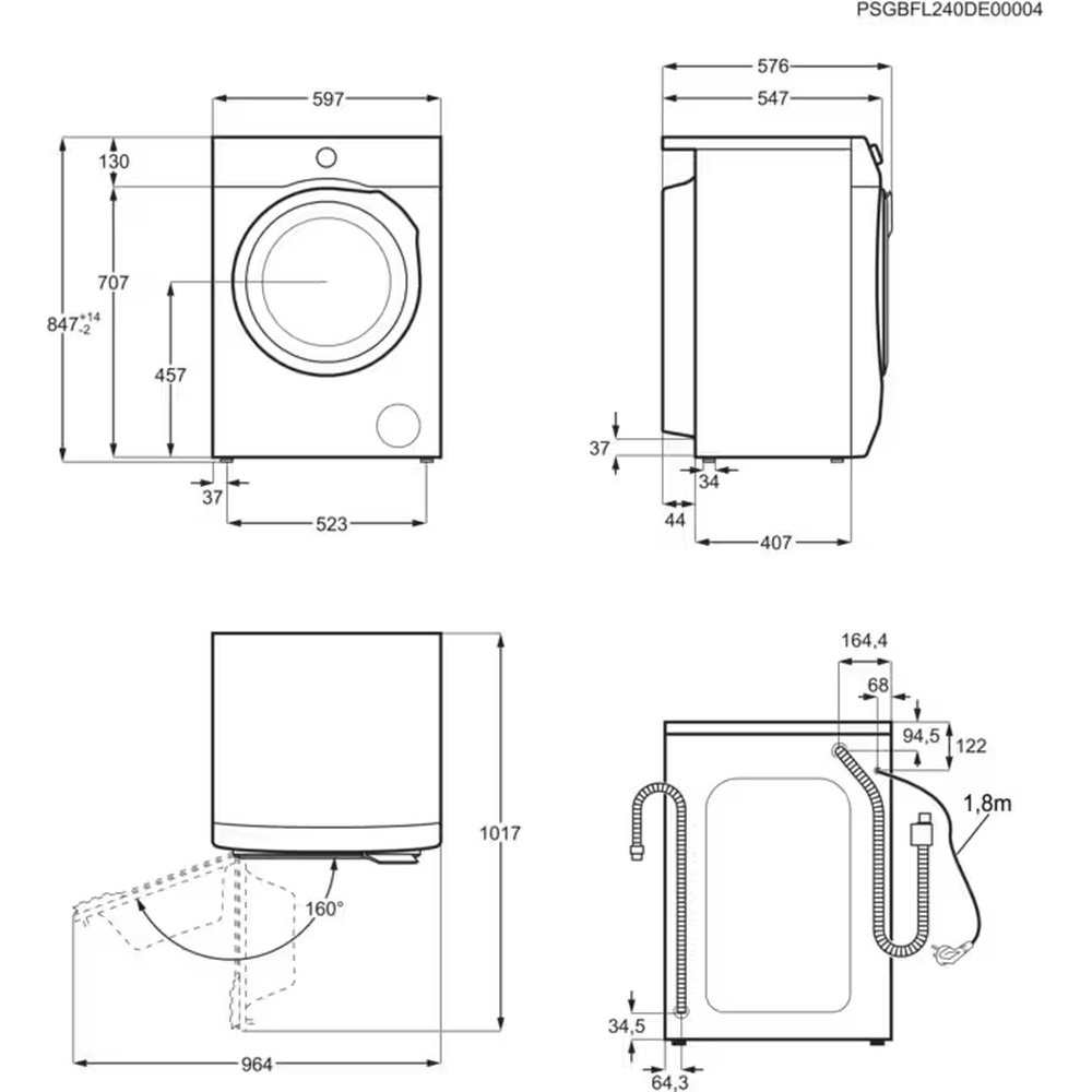 Пральна машина Electrolux EW8F5492QU - изображение 7