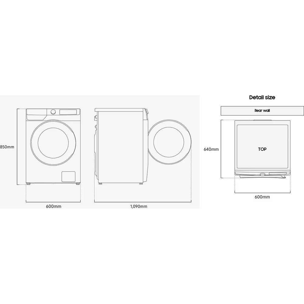 Пральна машина Samsung WW11DG6B25LBUA - изображение 12