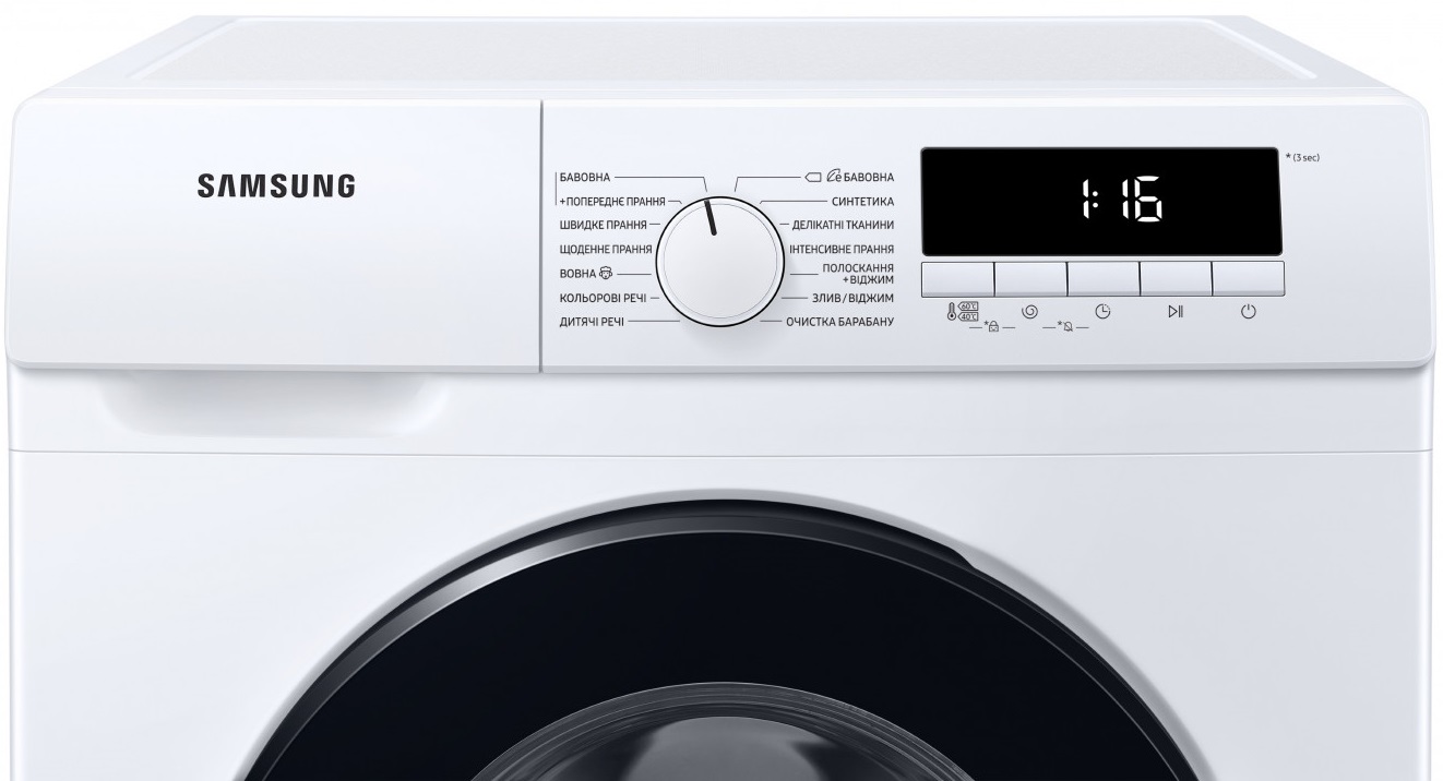 Пральна машина Samsung WW80T3040BW/UA - изображение 3