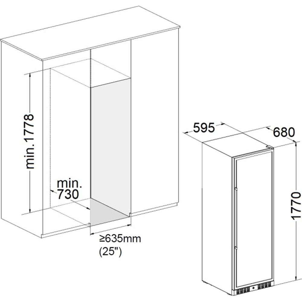 Винна шафа Fabiano FWC 1770 Black - изображение 6
