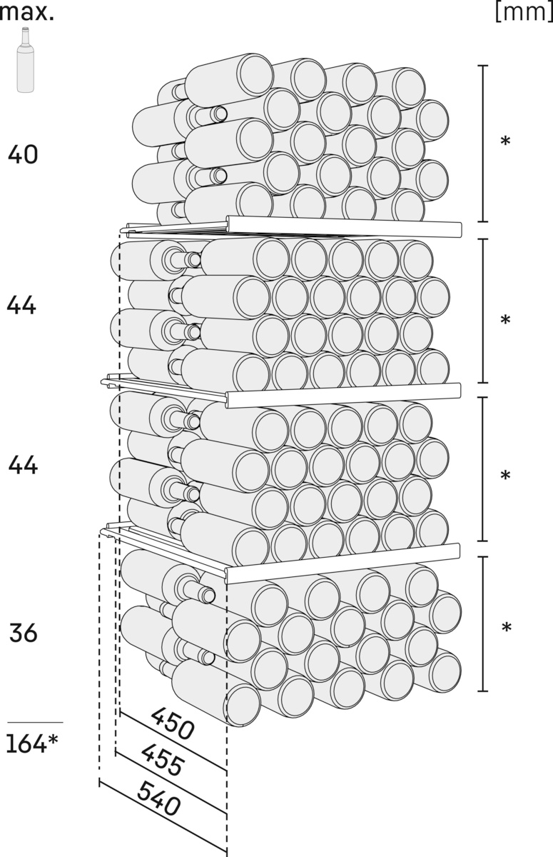 Винна шафа Liebherr WKb 3212 - изображение 4