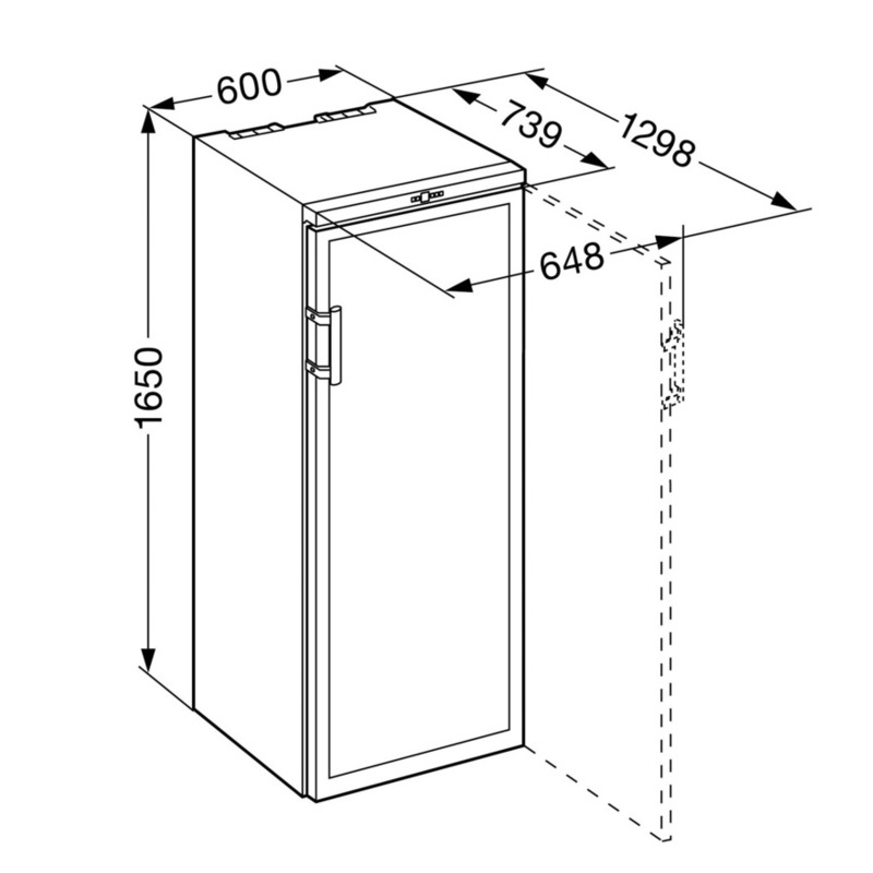 Винна шафа Liebherr WKb 4212 - изображение 8