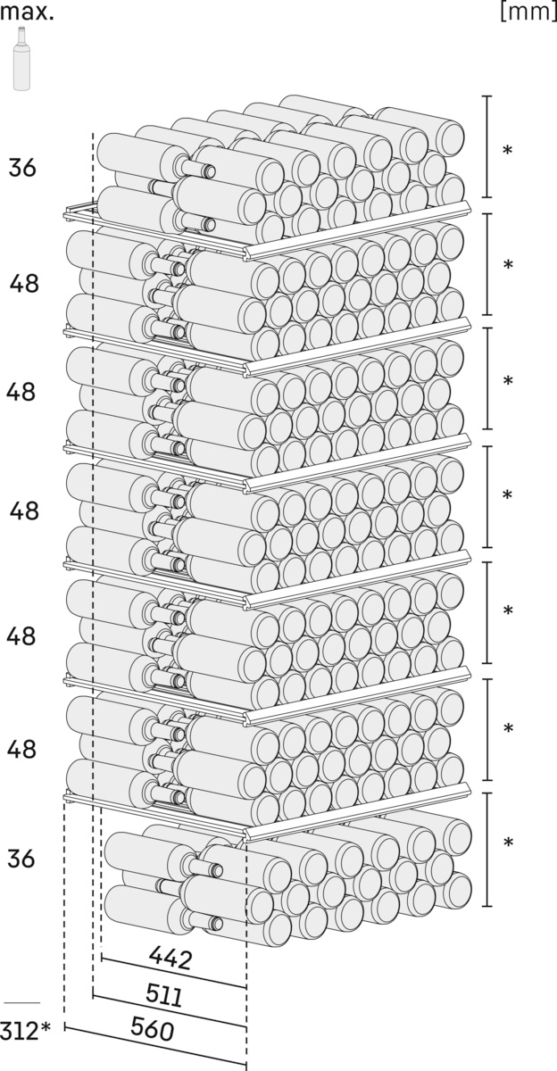 Винна шафа Liebherr WKt 6451 - изображение 6