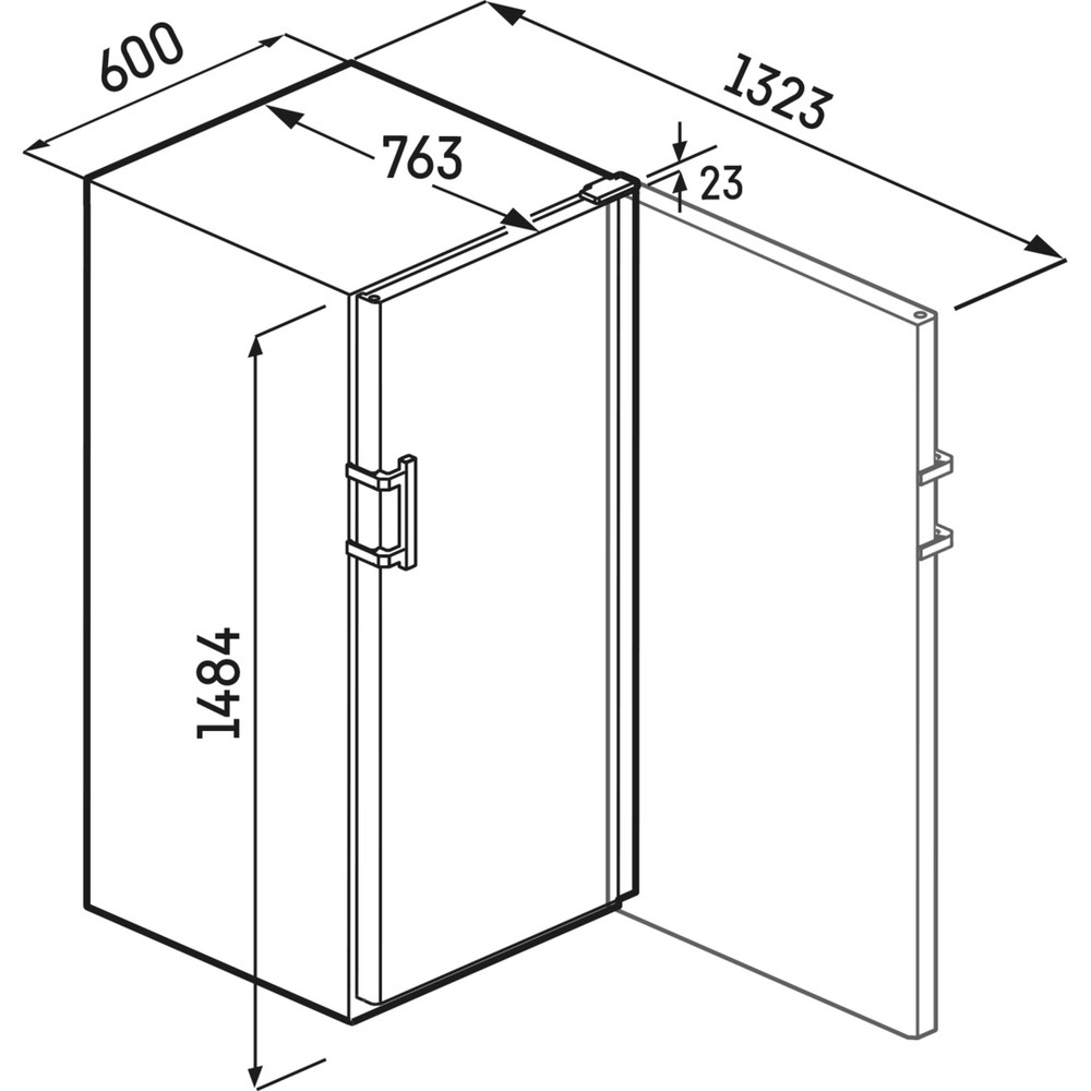 Винна шафа Liebherr WSbl 4601 - изображение 11