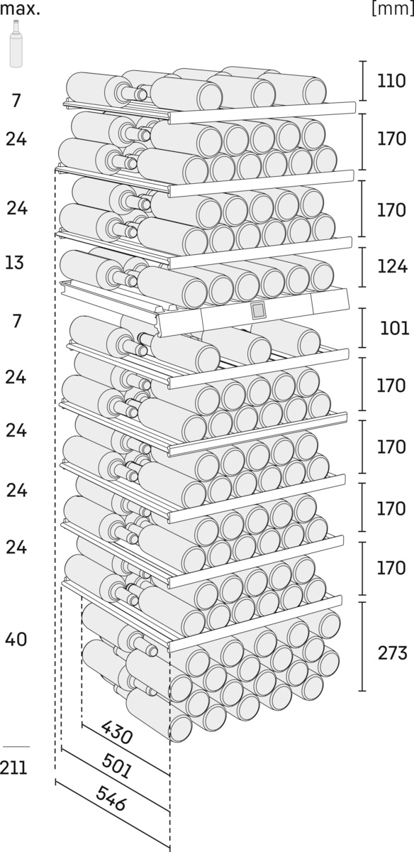 Винна шафа Liebherr WTes 5972 - изображение 4