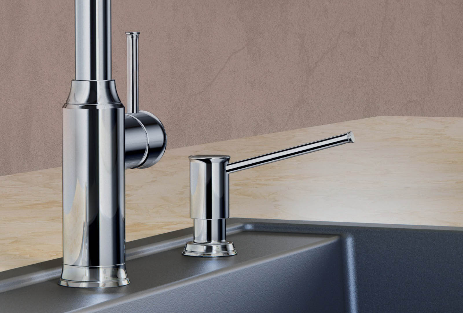 Дозатор жидкого моющего средства Blanco LIVIA (521291) - изображение 2