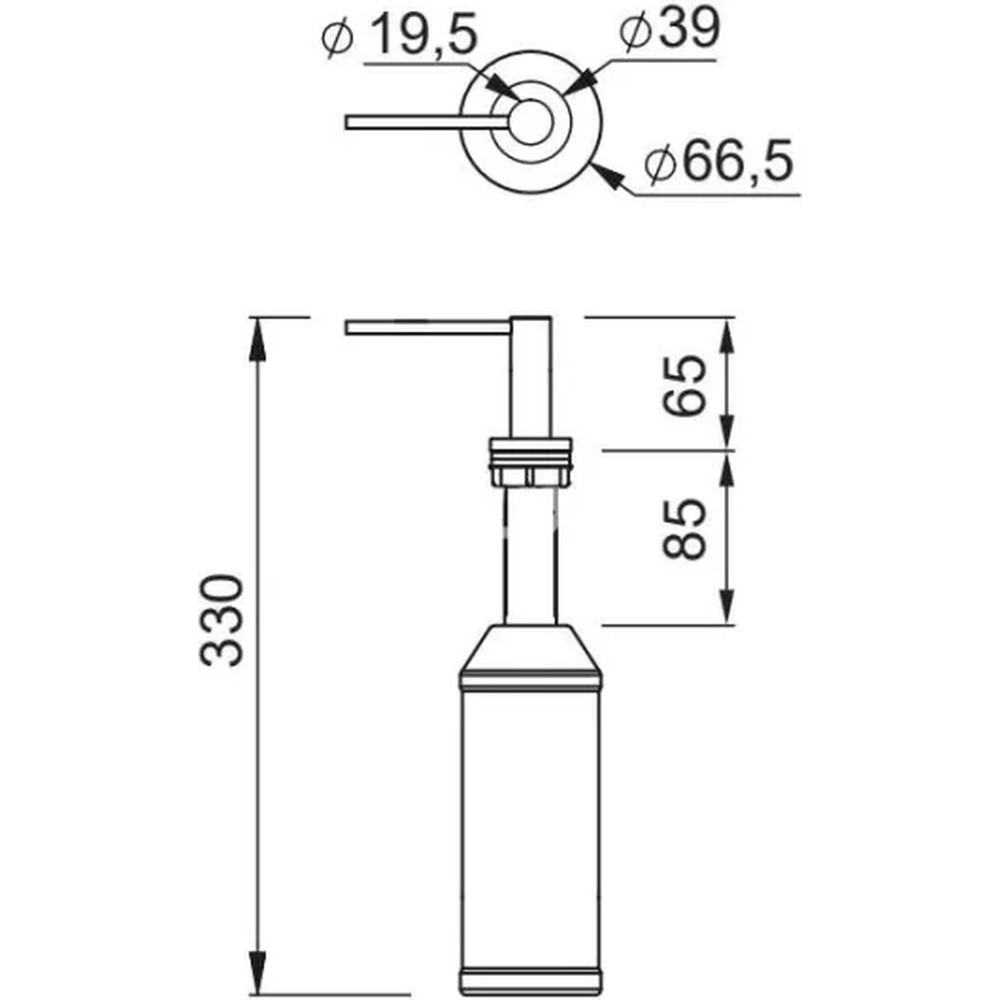 Дозатор рідкого миючого засобу AEG ADI02304IN - изображение 2