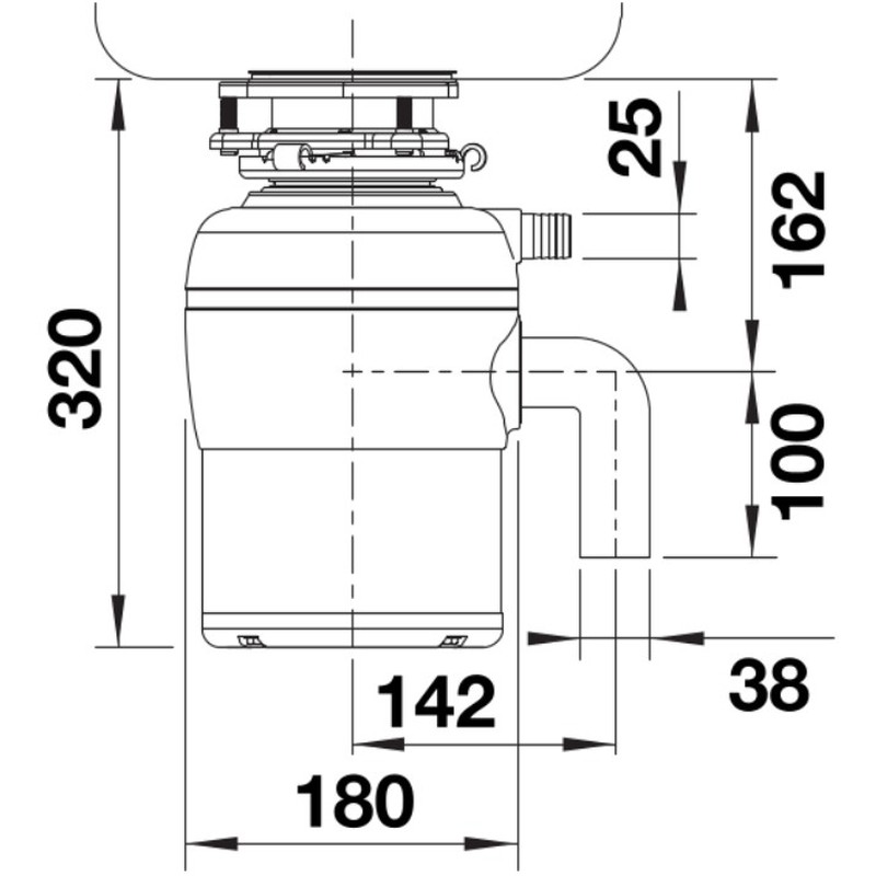 Подрібнювач відходів Blanco FWD LITE (526646) - изображение 4