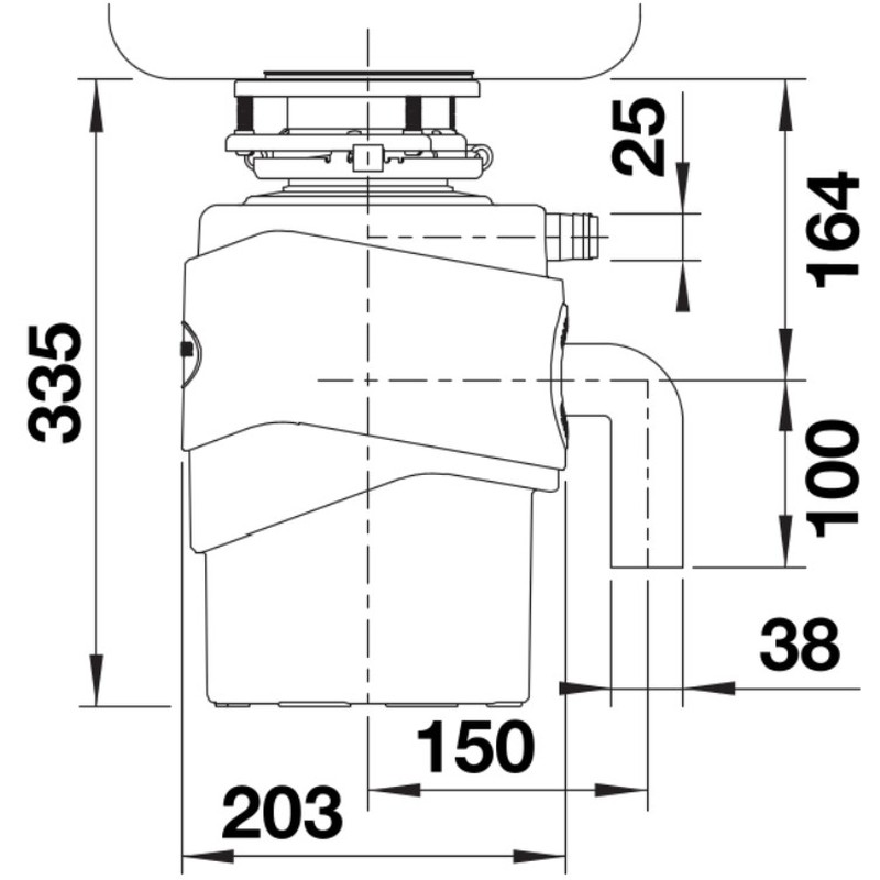 Подрібнювач відходів Blanco FWD MAX (526648) - изображение 7