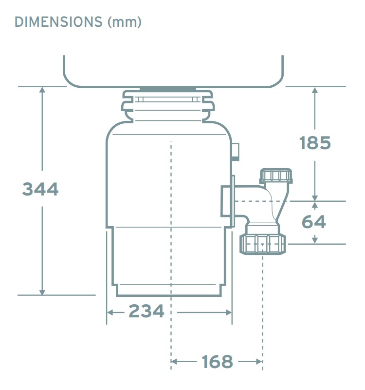 Подрібнювач відходів InSinkErator Model Evolution 250 - изображение 7