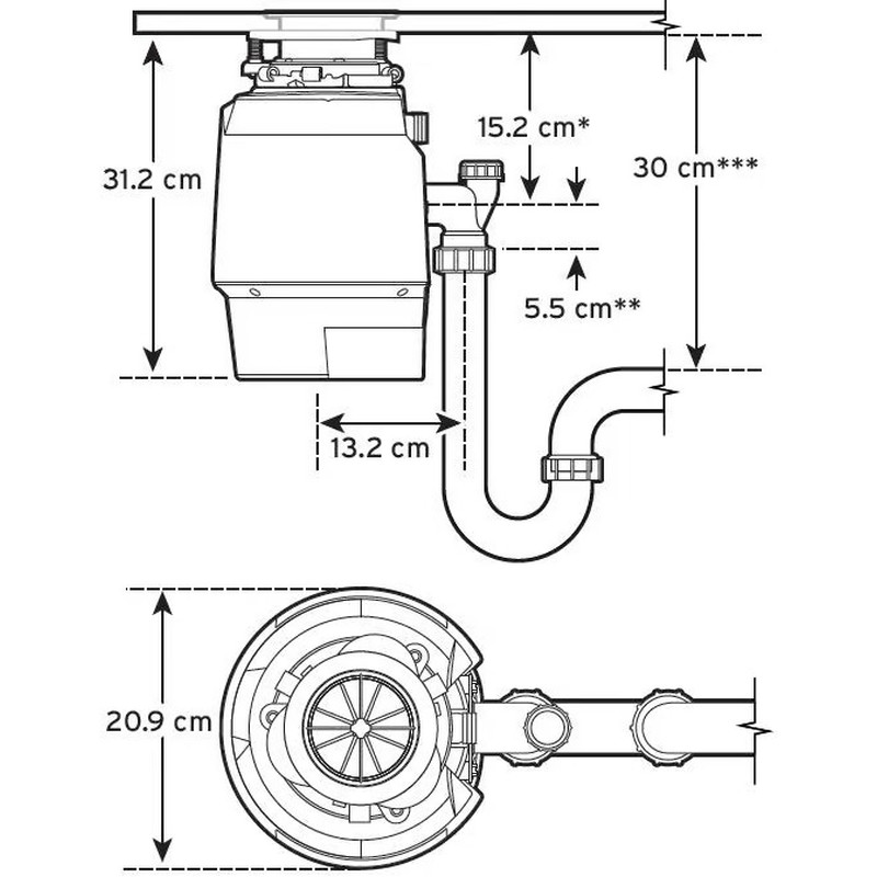 Подрібнювач відходів InSinkErator Premium 550 - изображение 13