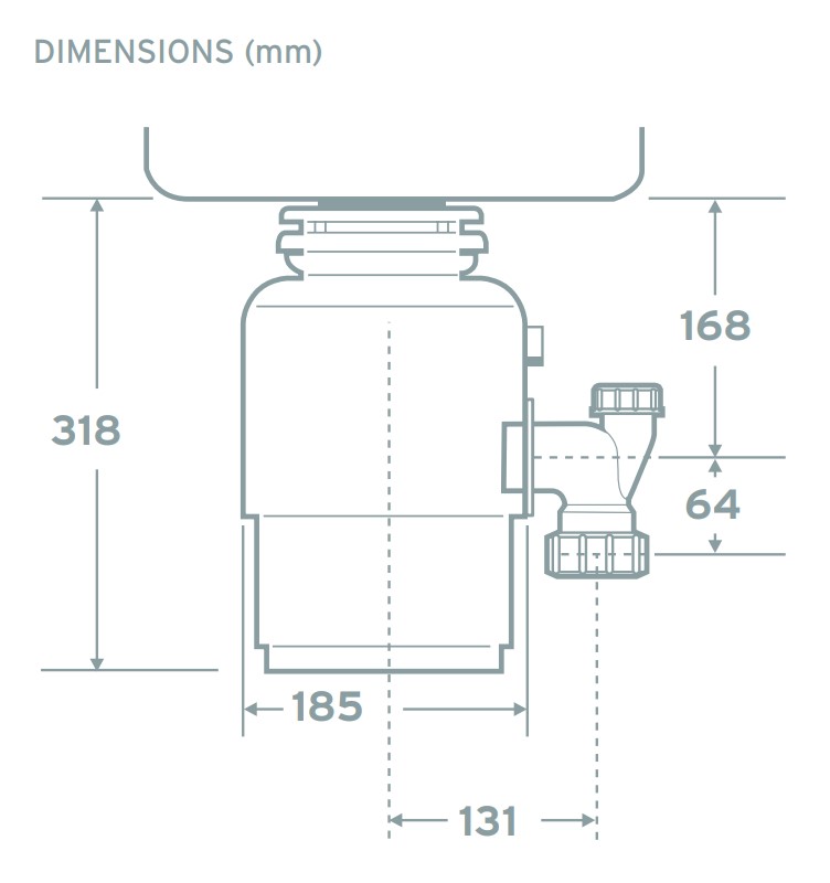 Подрібнювач відходів InSinkErator Model 75-2 - изображение 11