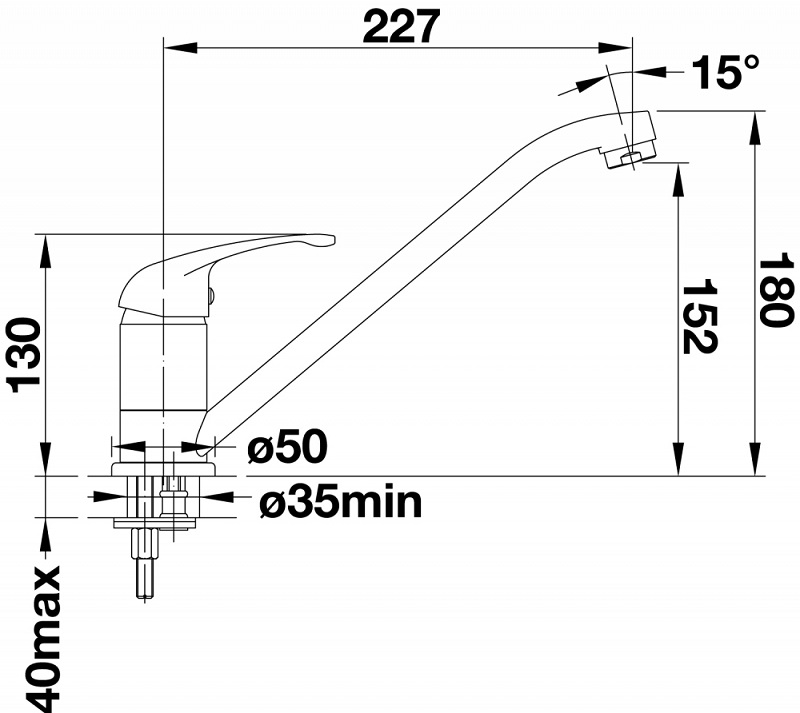 Кухонний змішувач Blanco DARAS (517729) - изображение 3
