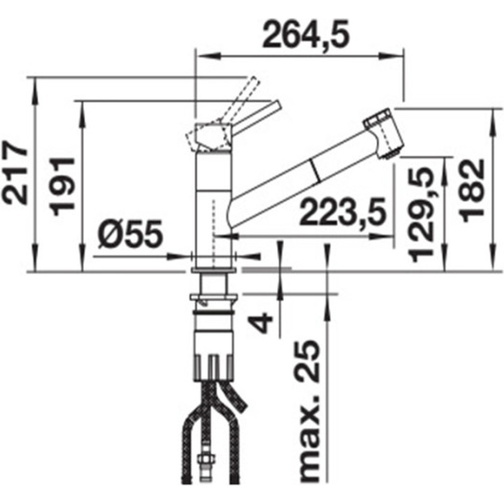 Кухонний змішувач Blanco KANO-S Vario (527965) - изображение 2