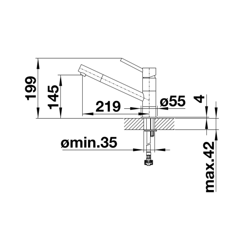 Кухонний змішувач Blanco KANO (525033) - изображение 2