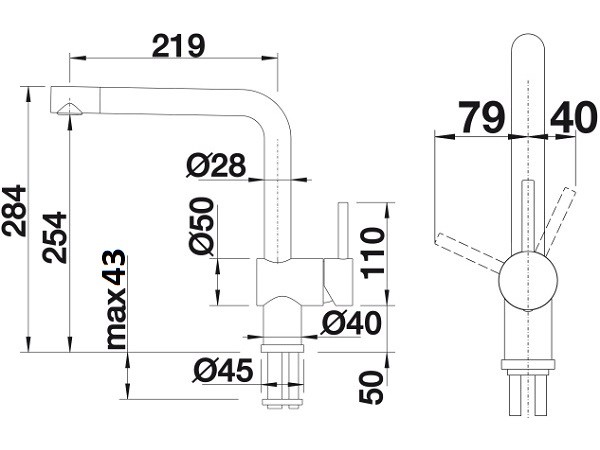 Кухонный смеситель Blanco LINUS-F (514025) - изображение 5