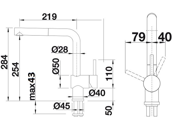 Кухонный смеситель Blanco LINUS-S-F (514023) - изображение 5