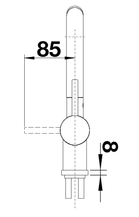 Кухонний змішувач Blanco LINUS-S (526148) - изображение 4