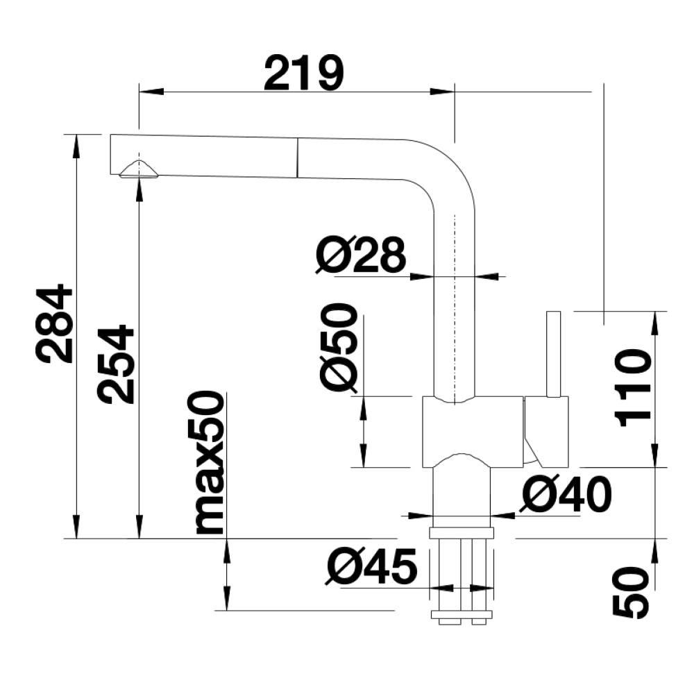 Кухонний змішувач Blanco LINUS-S (518813) - изображение 2