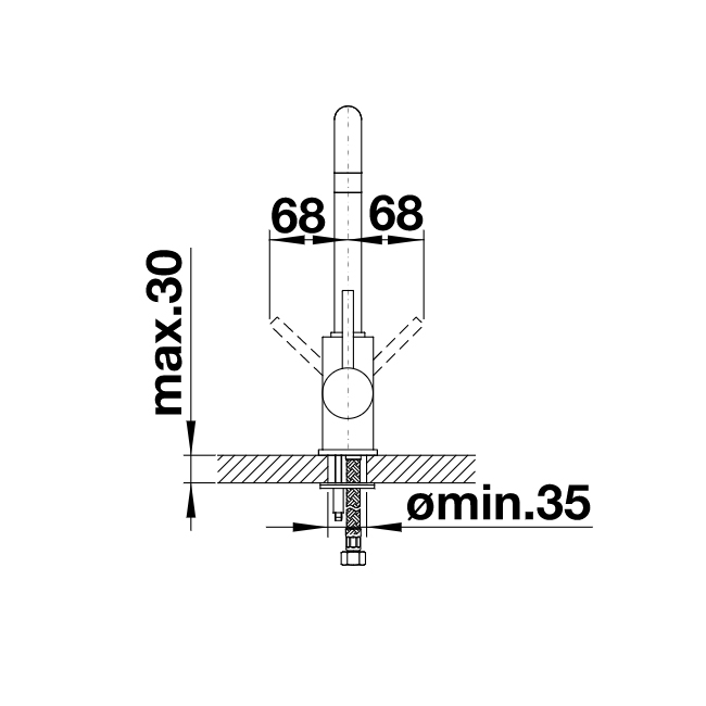 Кухонний змішувач Blanco MILI (527461) - изображение 4