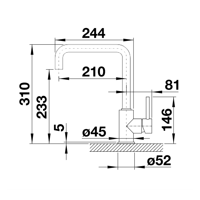 Кухонний змішувач Blanco MILI (523111) - изображение 2