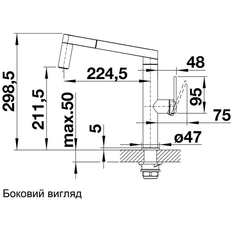 Кухонний змішувач Blanco PANERA-S (521547) - изображение 17