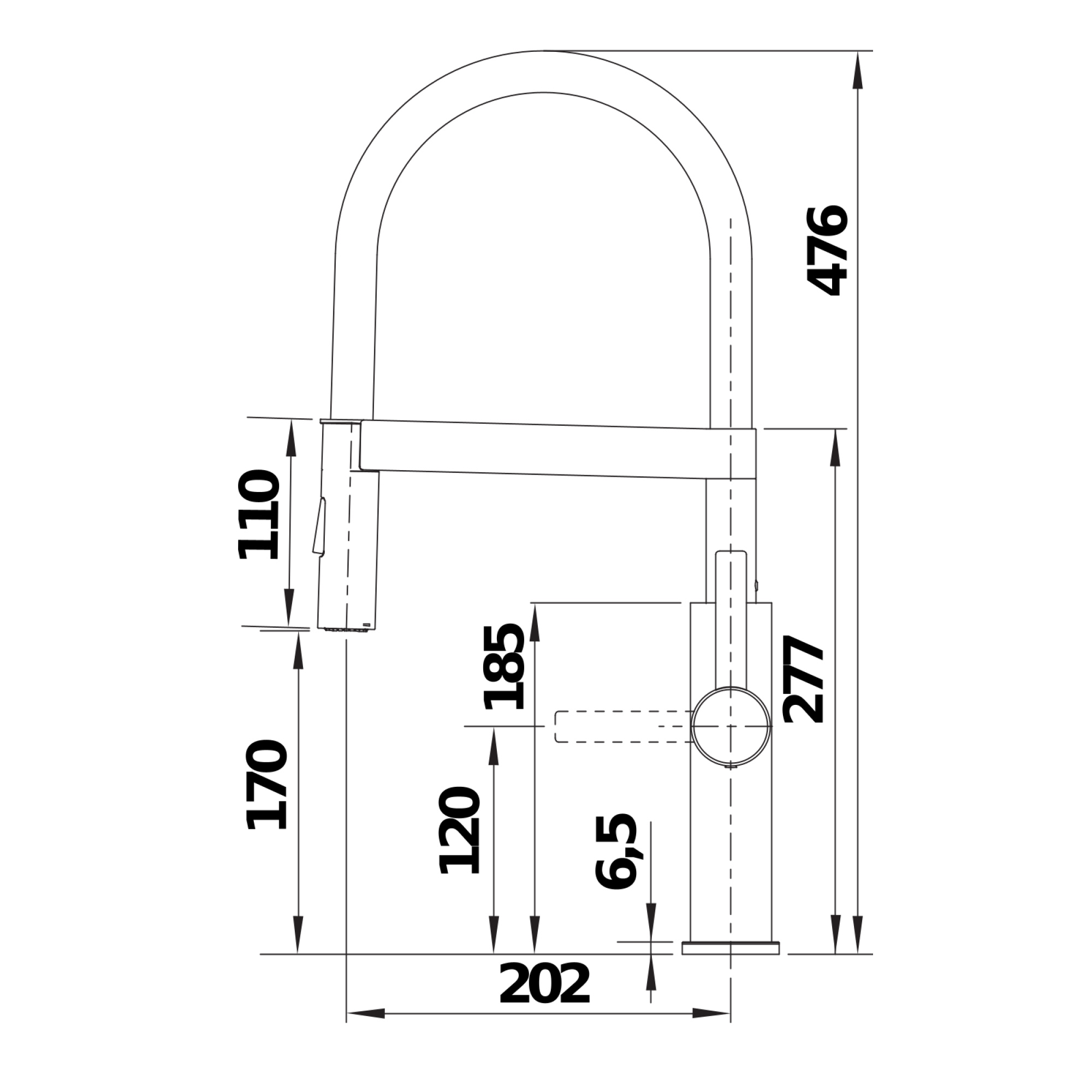 Кухонний змішувач Blanco SONEA-S Flexo (526616) - изображение 8