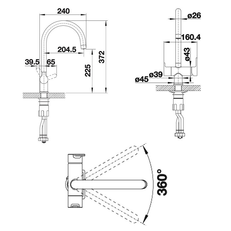 Кухонный смеситель Blanco TRIMA (526979) - изображение 2
