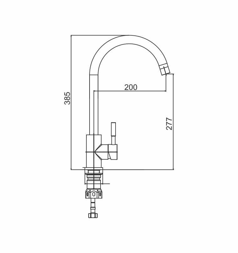 Кухонний змішувач InterLine Art sateen - изображение 4