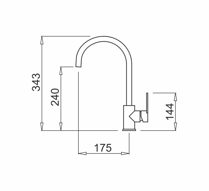 Кухонний змішувач InterLine Tango mokko - изображение 2