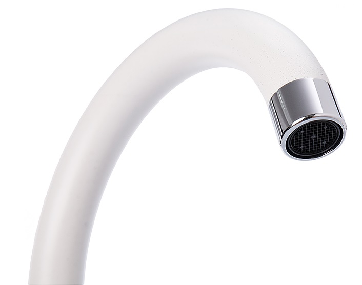 Кухонний змішувач InterLine Tango white - изображение 3